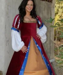 Jewel Rouge Spanish Brial Renaissance Collection Adult Costume