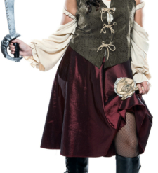 High Seas Pirate Adult Plus Costume