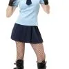 Blue School Girl Adult Costume