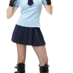 Blue School Girl Adult Costume