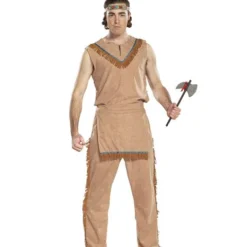 Adult Mens Indian Warrior Costume