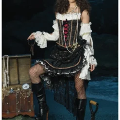 Deluxe Sultry Pirate Costume