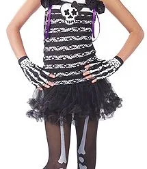 Teen Girls Skeleton Costume