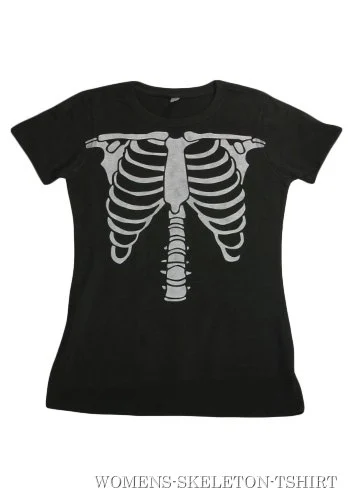 Womens Skeleton Costume T-Shirt